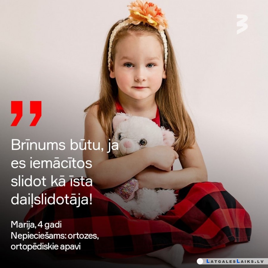 Palīdzēsim mazajai daugavpilietei Marijai!