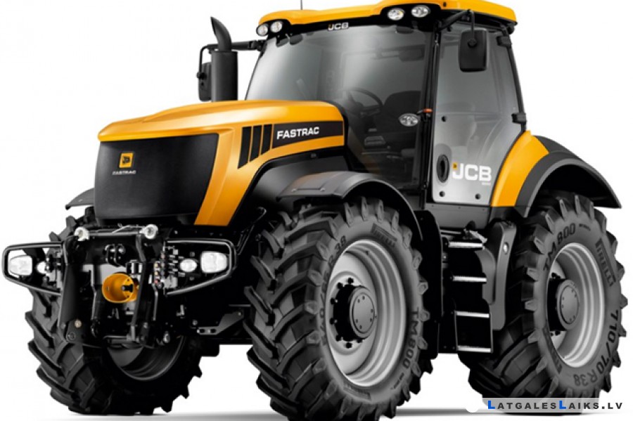 Ceļus būvēs lieljaudas traktors