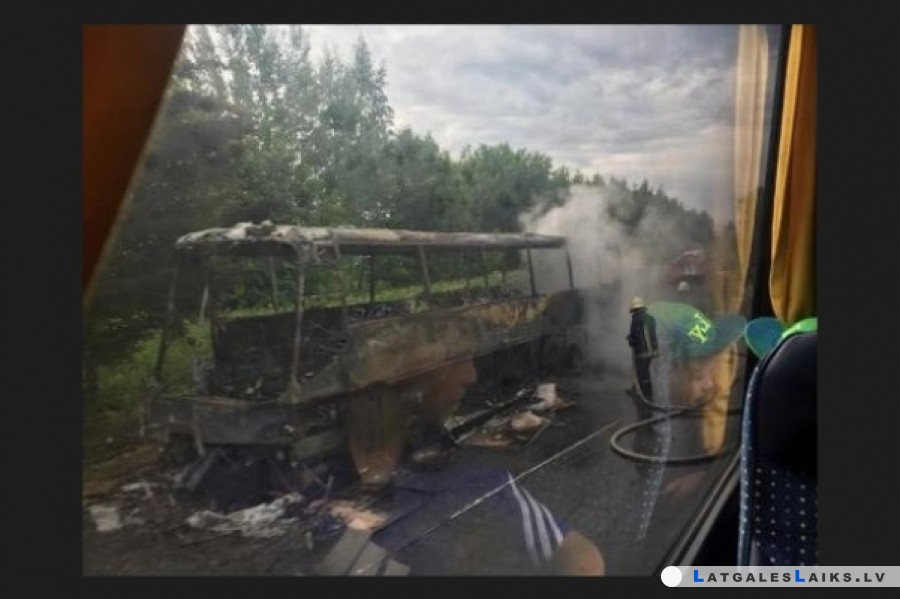 Sadega Daugavpils sportistu autobuss