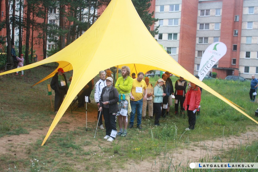 Taku orientēšanās sacensībās Daugavpilī startēja čempioni