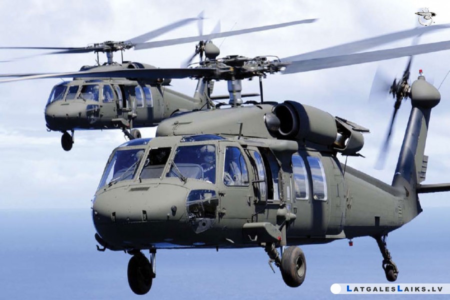 ASV helikopteri veiks zemos lidojumus Latvijas gaisa telpā