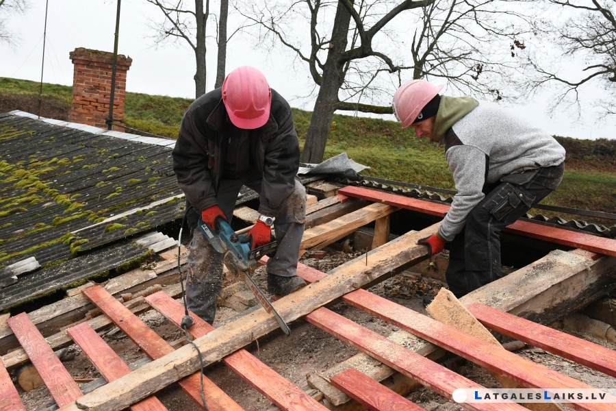 Daugavpils cietoksnī sākusies 8. bastiona pulvera noliktavas renovācija