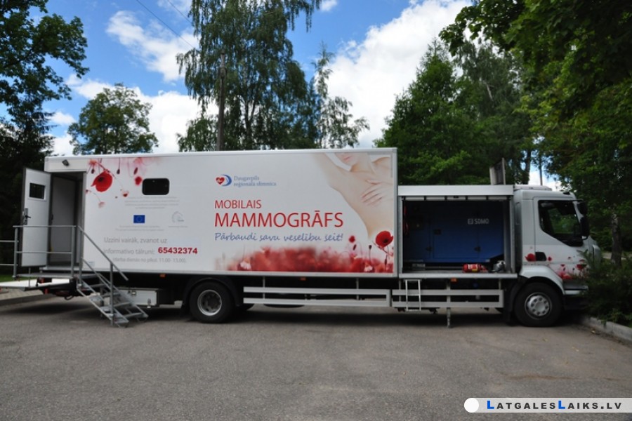 Mobilā mamogrāfa izbraukumu grafiks Daugavpils novadā