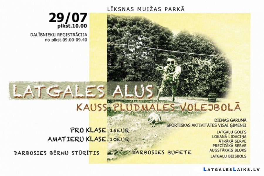 «Latgales Alus» kauss pludmales volejbolā
