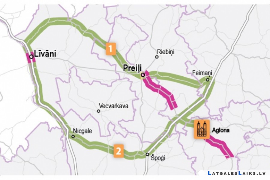 Ceļu remontdarbi un ceļš uz  svētkiem Aglonā