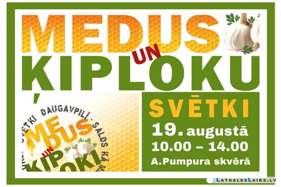 Medus un ķiploku svētki Daugavpilī