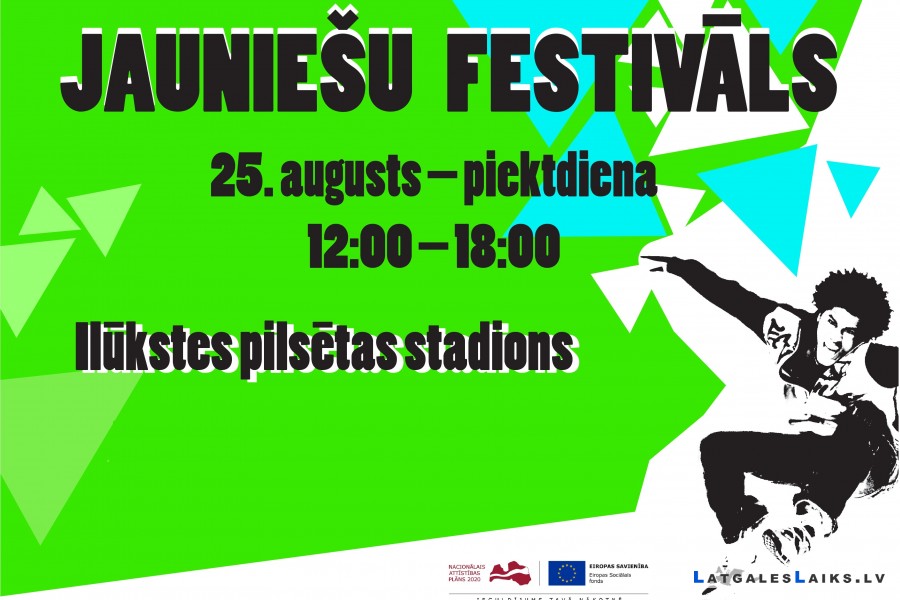 Jauniešu festivāls Ilūkstes pilsētas svētkos