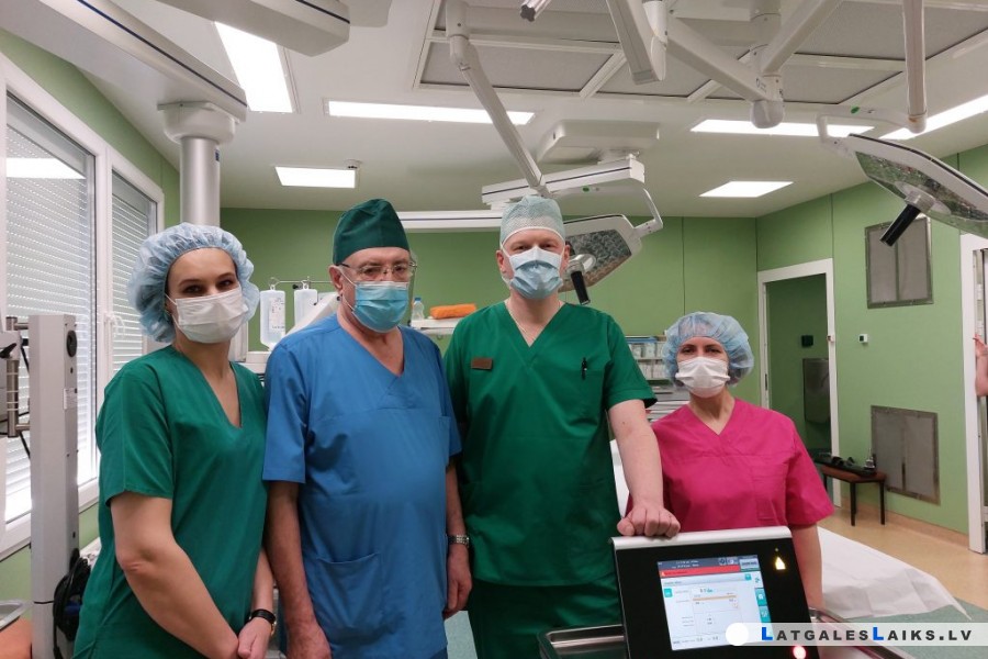 Iegādātais lāzeroperāciju aparāts pavēris DRS jaunas iespējas ķirurģijas jomā