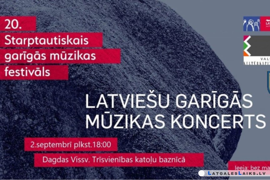 Latviešu garīgās mūzikas koncerts Dagdā