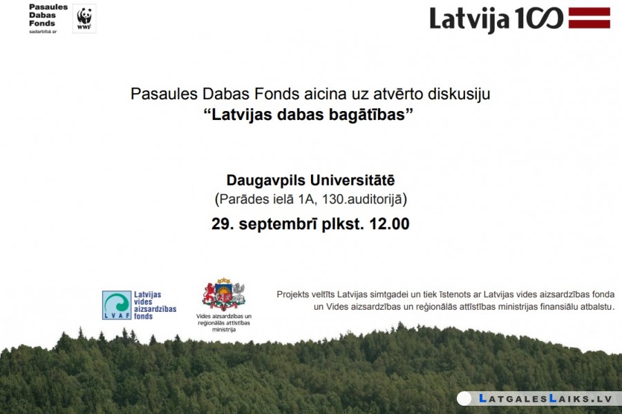 Aicina uz sarunu par Latvijas dabas vērtībām