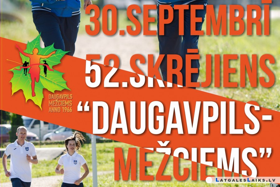 Notiks tradicionālais skrējiens Daugavpils—Mežciems