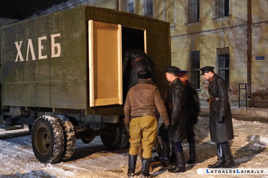 Daugavpils cietoksnī uzņēma filmu!