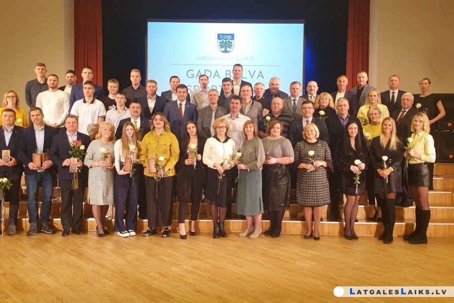 Apbalvoti labākie Augšdaugavas novada sportisti
