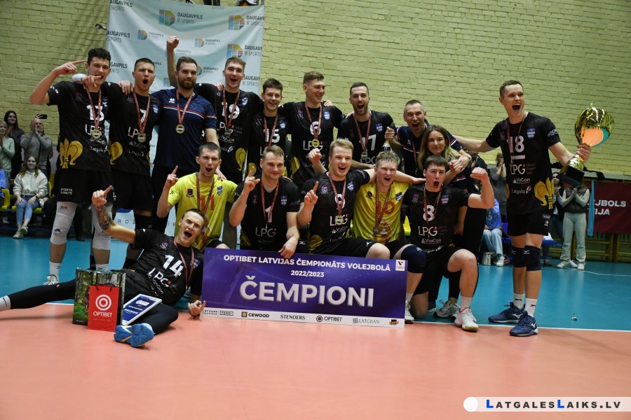 “Ezerzeme/Daugavpils Universitāte” volejbolisti — Latvijas čempioni