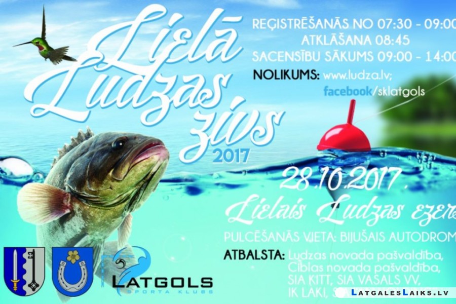 Spiningošanas sacensības “Lielā Ludzas zivs 2017”