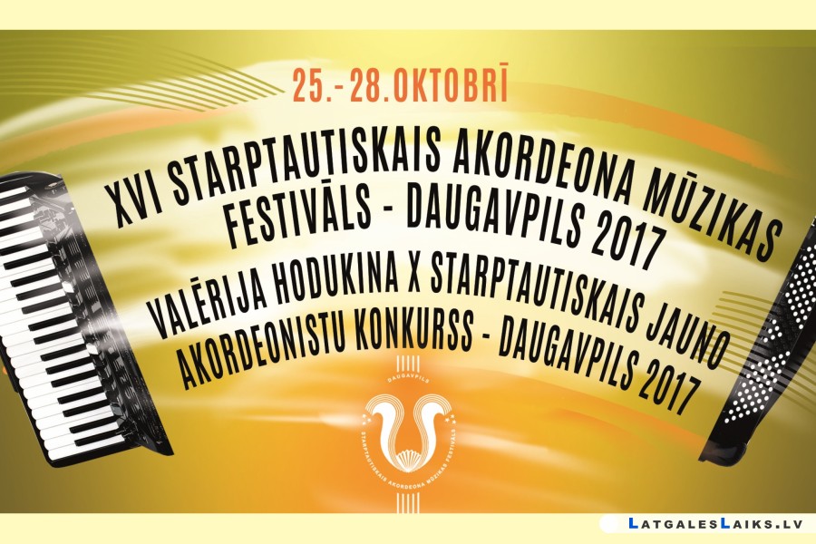 Tuvojas akordeona mūzikas svētki Daugavpilī