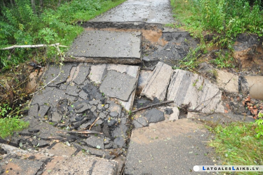 Daugavpils novads saņems 317 000 eiro lietavu radīto postījumu likvidēšanai