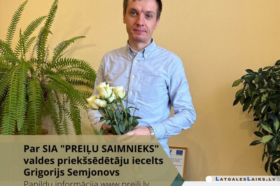 Bijušais DRS vadītājs Grigorijs Semjonovs iecelts par SIA “Preiļu saimnieks” valdes priekšsēdētāju