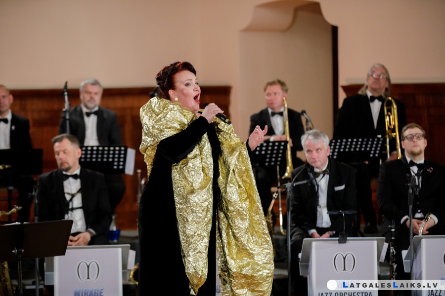 Daugavpiliete Ilona Bagele uzstājās Rīgas pilī