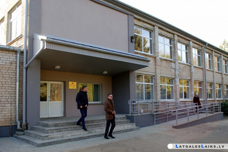 Izremontēts Višķu tehnikuma mācību korpuss
