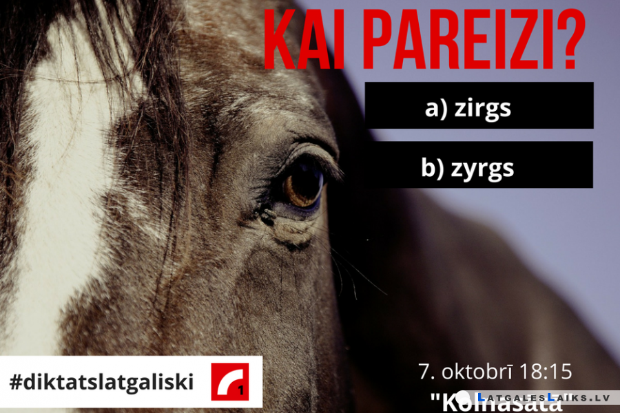 Latgales studija piedāvā vispasaules diktātu latgaliski