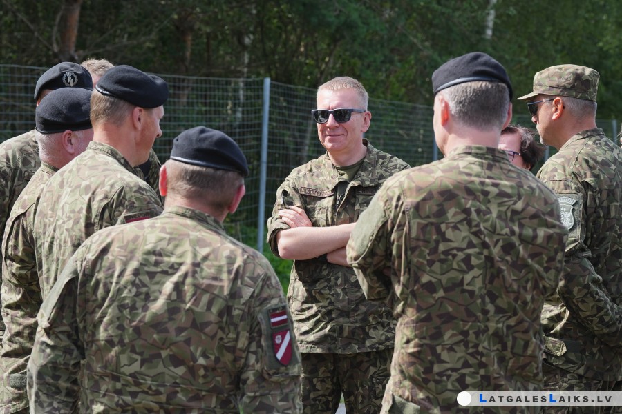 Latvijas Valsts prezidents Edgars Rinkēvičs apmeklēja robežu
