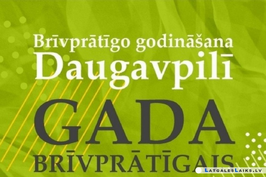 Aicina pieteikt kandidātus „Gada brīvprātīgais 2017”