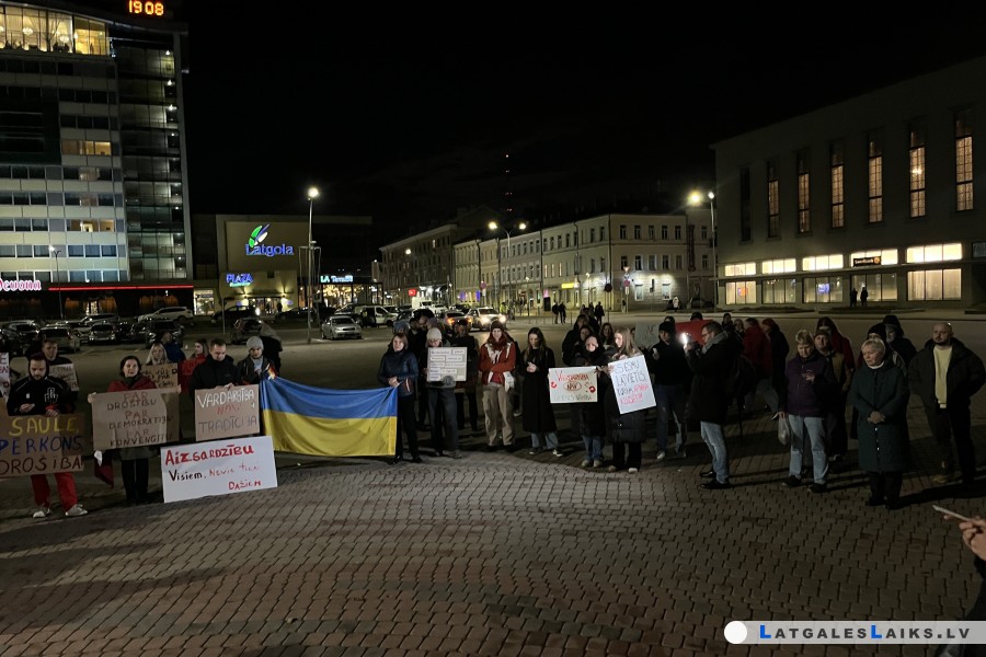 Stambulas konvencija: Daugavpils pievienojās protesta akcijai