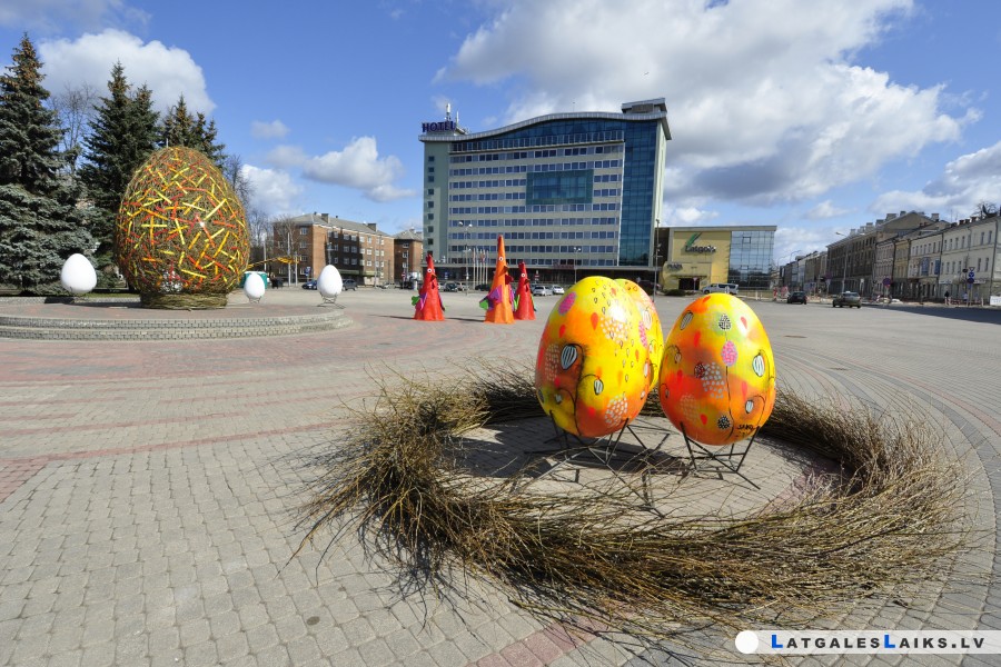 Otrajās Lieldienās Vienības laukumā skanēs dziesmas, notiks atrakcijas un rotaļas