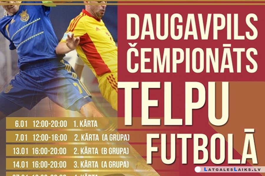 No jaunā gada startēs pilsētas čempionāts telpu futbolā