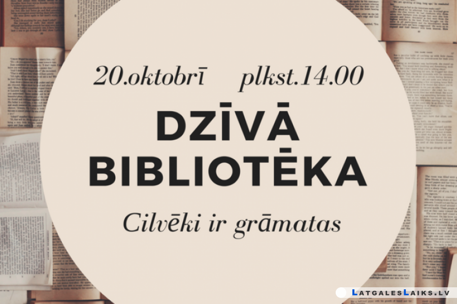 Dzīvā bibliotēka: Cilvēki ir grāmatas