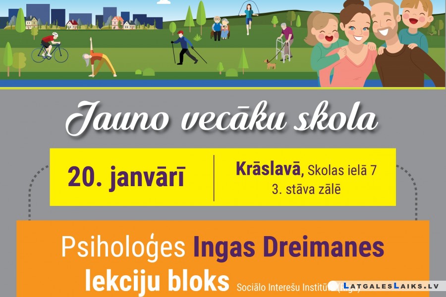 “Jauno vecāku skola” – I.Dreimanes lekciju bloks
