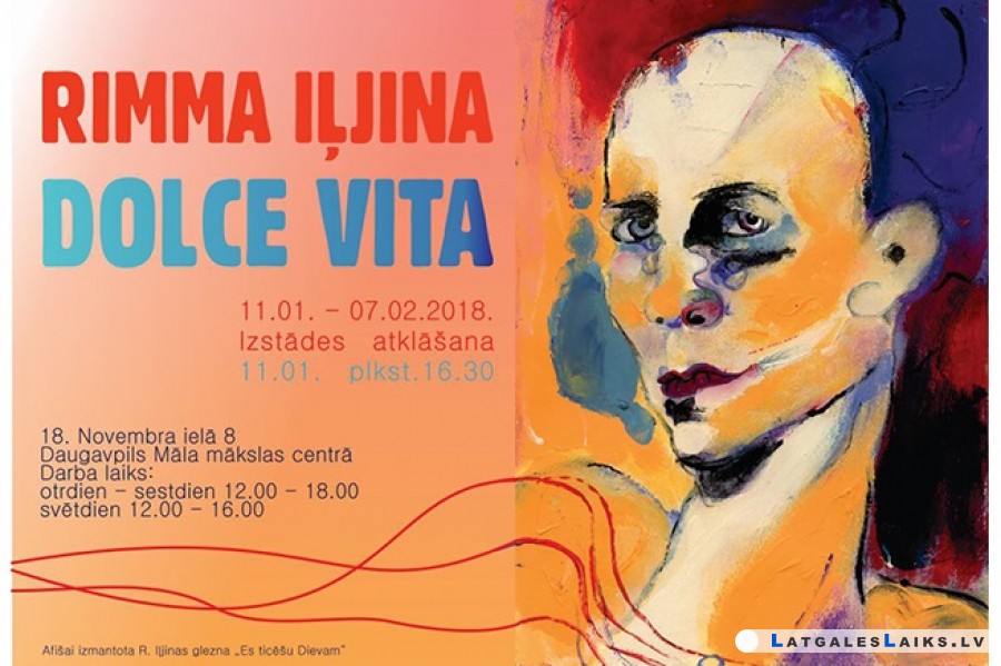 Rimmas Iļjinas personālizstāde “Dolce Vita”