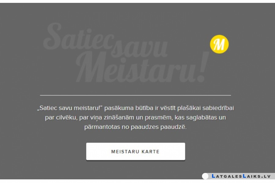 Meistari mācīs amata prasmes