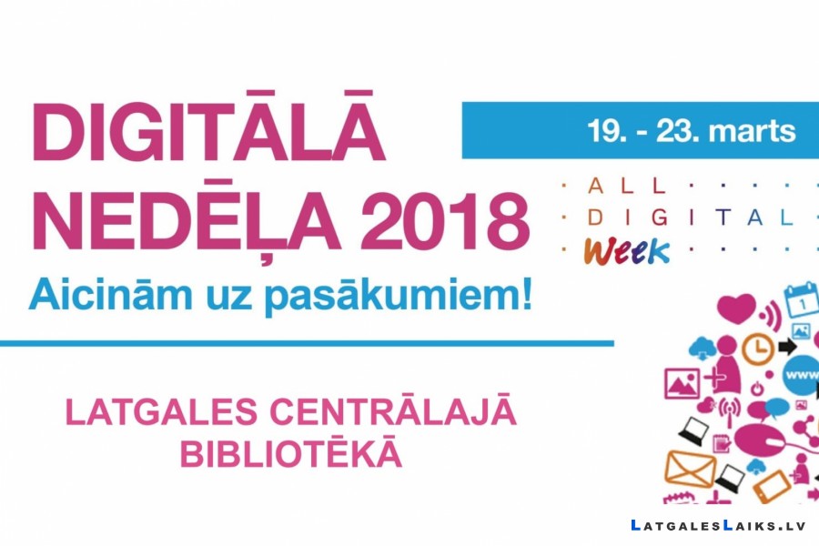 Digitālā nedēļa Daugavpils bibliotēkās