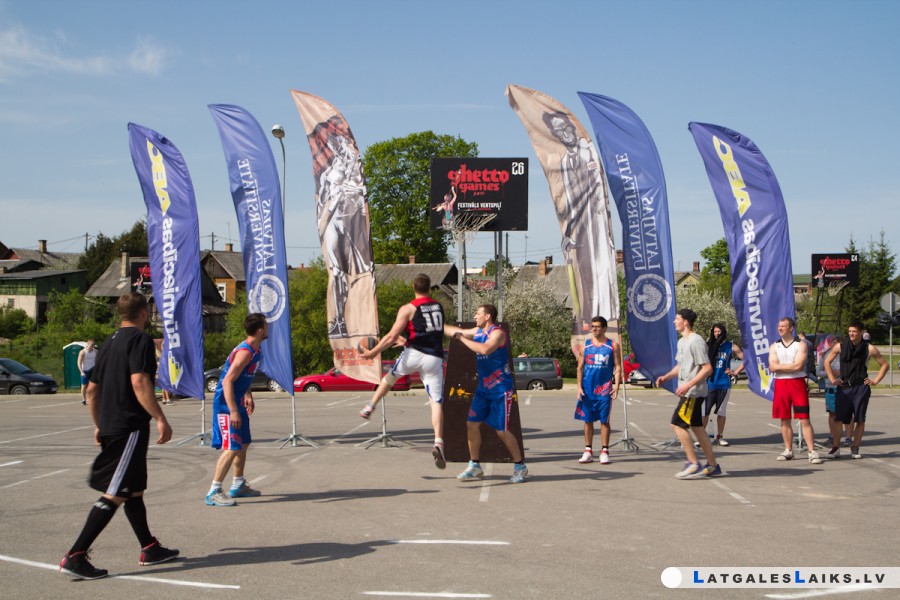 Krāslavā notika „Ghetto Basket” ielu basketbola pirmais posms