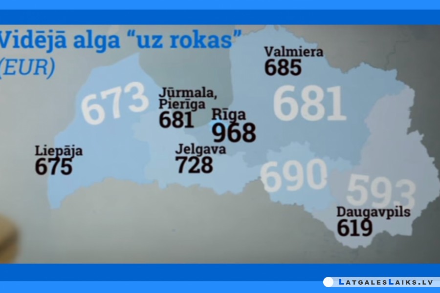 Darba samaksas kāpums Latvijā turpinās; situācija reģionos atšķiras