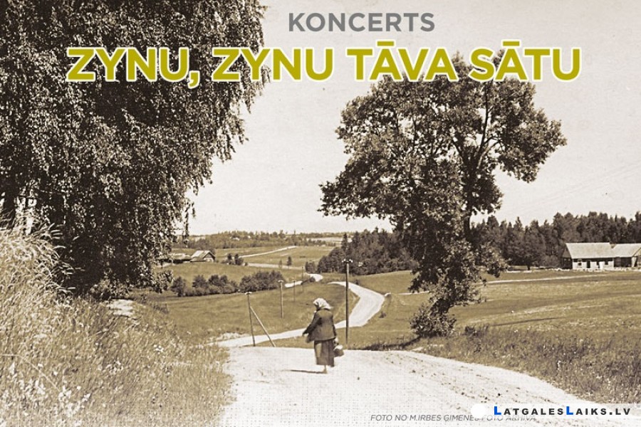 Mūzikas vakars “Zynu, zynu tāva sātu” ar večerinku