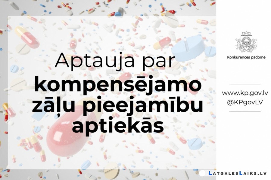 Par grūtībām ar kompensējamo medikamentu iegādi aicina informēt Konkurences padomi