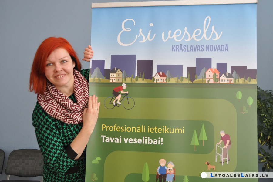 Uzlabot veselību Krāslavā var bez maksas