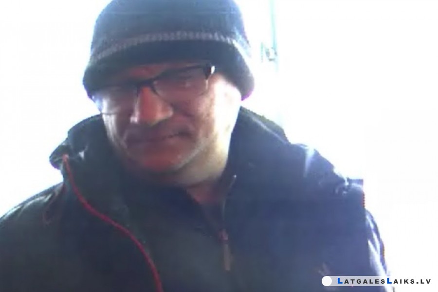 Policija lūdz atpazīt vīrieti