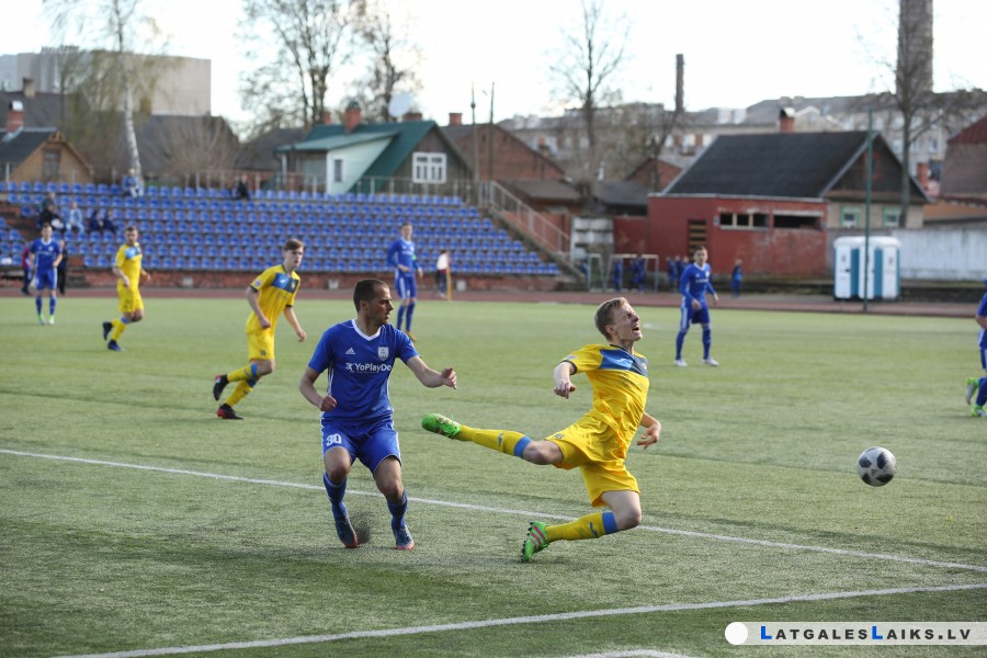 „Daugavpils” sāk ar trim vārtiem pirmajā kārtā