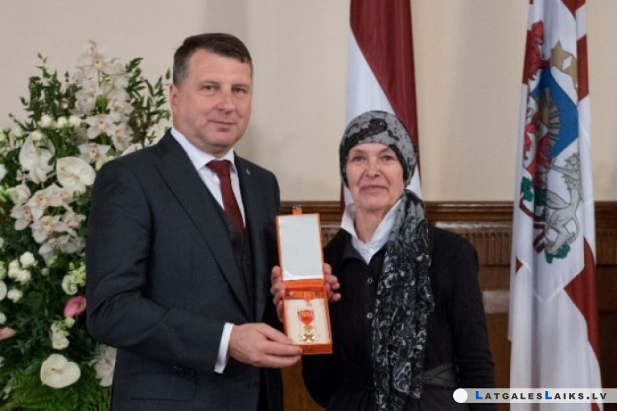 Silva Veronika Linarte apbalvota ar Atzinības krustu