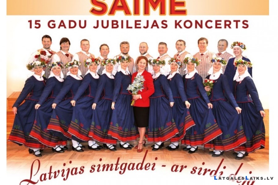 “Saime” 15 gadu jubilejas koncerts