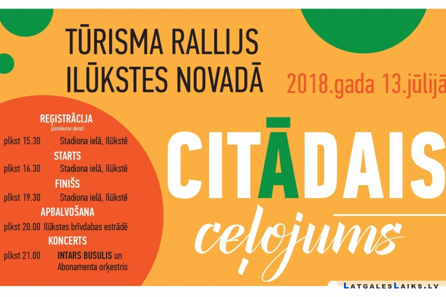 Tūrisma rallijs šogad  – novada svētku laikā