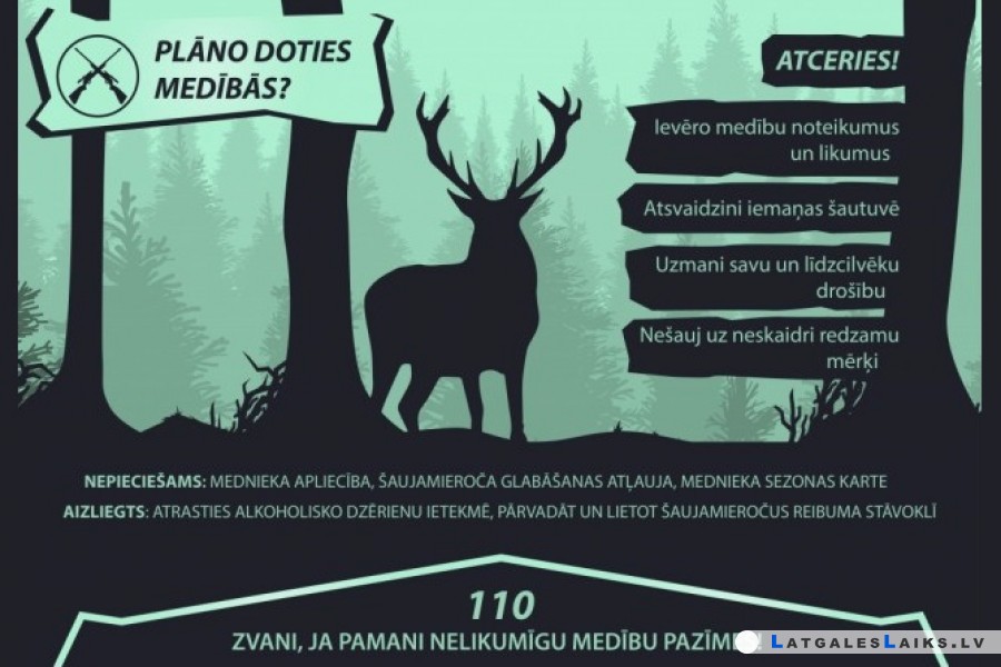 Sākusies āžu buku medību sezona: atceries par drošību!