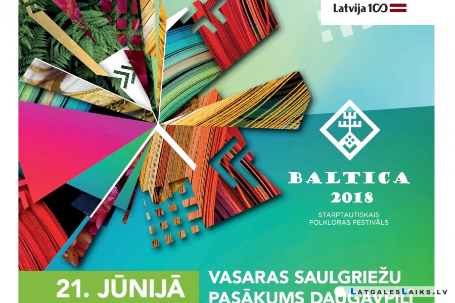 Festivāla “Baltica 2018” dalībnieki vasaras saulgriežus svinēs Daugavpilī
