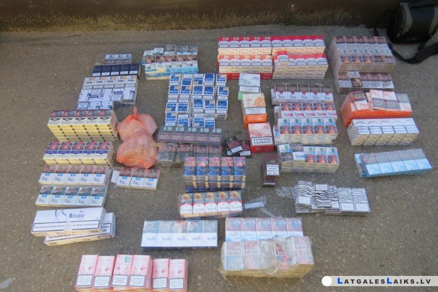 Nelegālas cigaretes un četri aizturētie