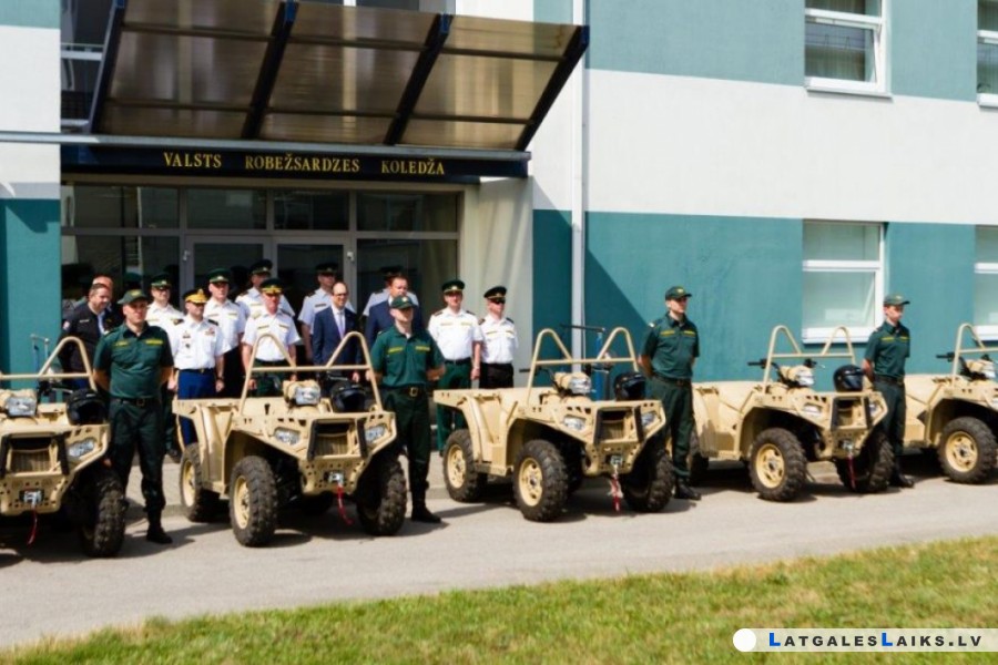 Valsts robežsardze saņem ASV dāvinājumu