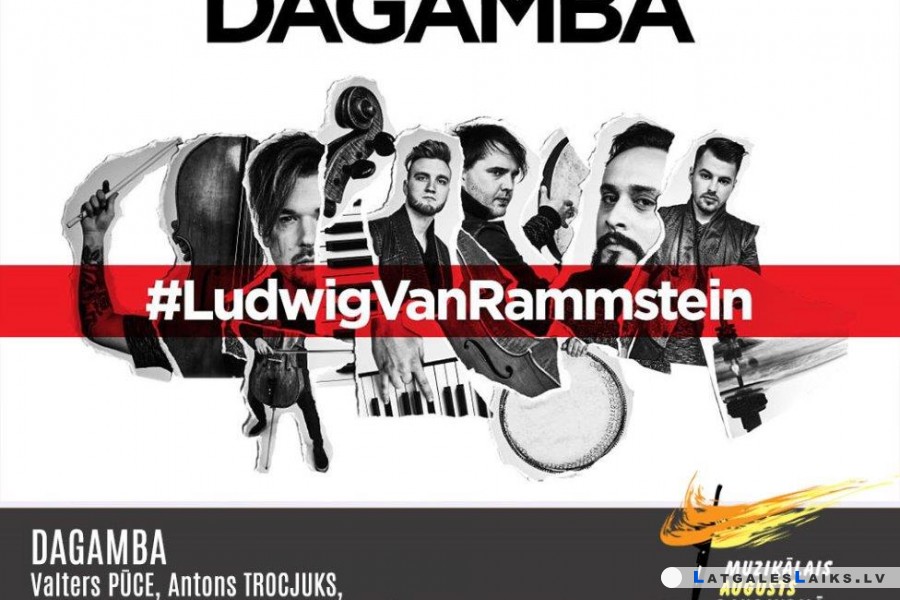Dagamba grupas koncertprogramma #LudwigVanRammstein